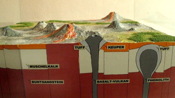Geologischer Ausschnitt der Rhön   Foto: DVG e.V.